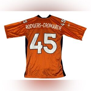Signed Dominique Rodgers-Cromartie 45 Denver Colorado NFL Jersey XL Rebook